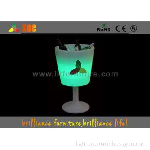 beautiful LED Lighting Furniture Indoor ice beer bucket for